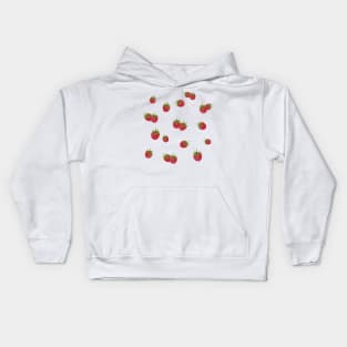 Sweet Raspberry Delight - Cute Raspberry Fruit Design for Food Lovers Kids Hoodie